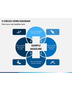 4 Circles Venn Diagram PPT Slide 1
