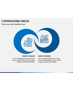 2 Interlocking Circles PPT Slide 1