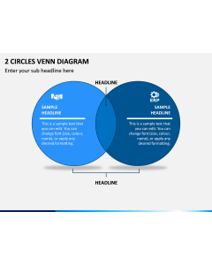 2 Circles Venn Diagram PPT Slide 1
