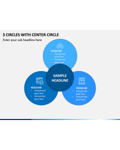 3 Circles With Center Circle PPT Slide 1