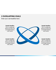 2 Overlapping Ovals PPT Slide 1