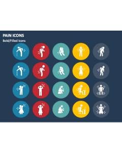 Pain Icons PPT Slide 2