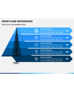 Paper Plane Infographic PPT Slide 1