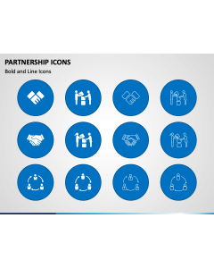 Partnership Icons PPT Slide 1