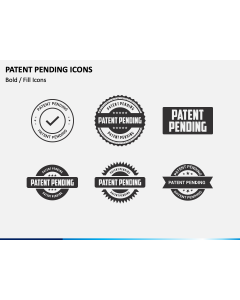 Patent Pending Icons PPT Slide 1