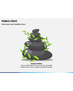 Pebble Stack PPT Slide 1