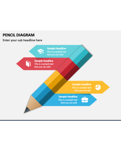 Pencil Diagram PPT Slide 1