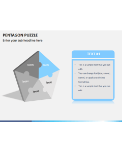 Pentagon puzzle PPT slide 2