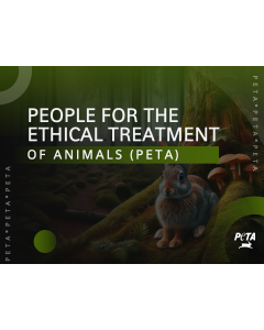 People for the Ethical Treatment of Animals (PETA) PPT Thumbnail