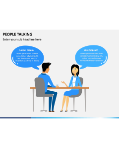 People Talking PPT Slide 1