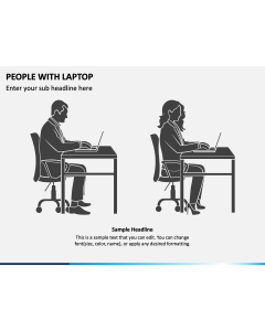 People with Laptop PPT Slide 1