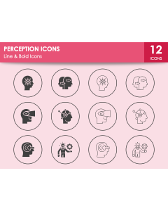 Perception Icons PPT Slide 1