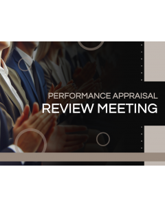 Performance Appraisal Review Meeting Presentation PPT Slide 1