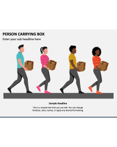 Person Carrying Box PPT Slide 1