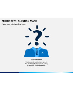 Person With Question Mark PPT Slide 1