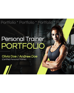 Personal Trainer Portfolio PPT Thumbnail
