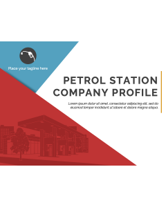 Petrol Station Company Profile PPT Slide 1