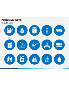Petroleum Icons PowerPoint Slide 1