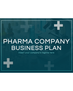 Pharma Company Business Plan PPT Slide 1