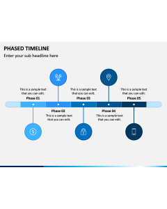 Phased Timeline PPT Slide 1