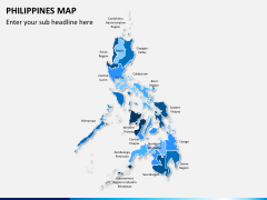 Philippines map PPT slide 17