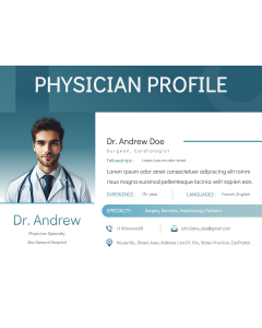 Physician Profile PPT Thumbnail