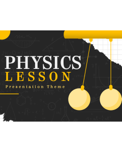 Physics Lesson Theme PPT Thumbnail
