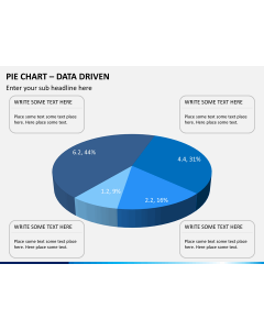 Pie chart PPT slide 1
