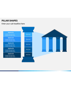 Pillar Shapes PPT Slide 1