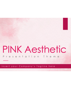 Pink Aesthetic Presentation Theme PPT Thumbnail