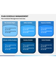 Plan Schedule Management PPT Slide 1
