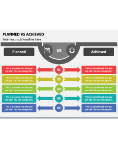 Planned Vs Achieved PPT Slide 1