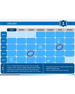 Planner Calendar 2020 PPT Slide 1