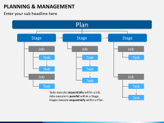 Planning and management PPT slide 1