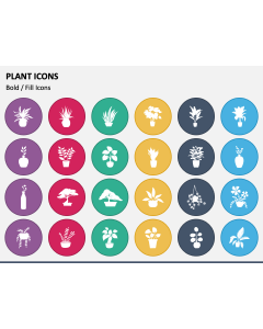 Plant Icons PPT Slide 1