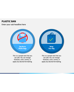 Plastic Ban PPT Slide 1