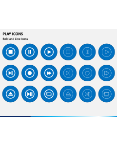 Play Icons PPT Slide 1