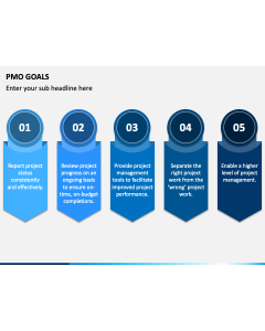 PMO Goals PPT Slide 1