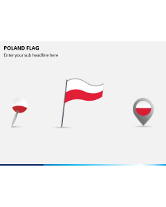 Poland Flag PPT Slide 1