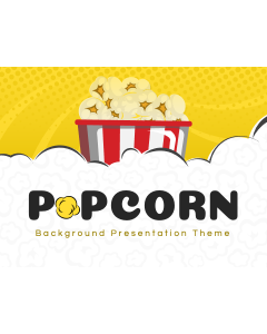 Popcorn Background Theme PPT Thumbnail
