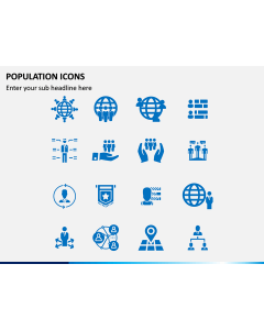 Population Icons PPT Slide 1