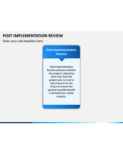 Post Implementation Review PPT Slide 1