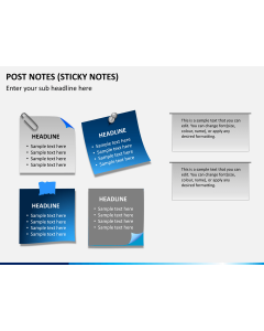 Post it notes PPT slide 1