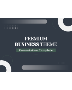 Premium Business Presentation Template PPT Slide 1