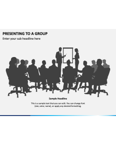 Presenting to a Group PPT Slide 1
