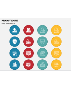 Privacy Icons PPT Slide 1