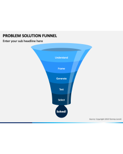 Problem Solution Funnel PPT Slide 1
