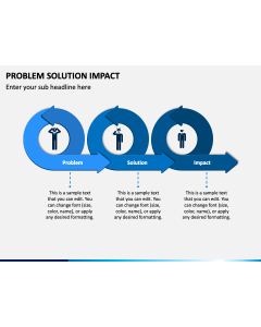 Problem Solution Impact PPT Slide 1