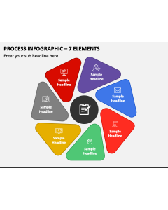 Process Infographic - 7 Elements PPT Slide 1