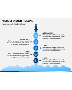 Product Launch Timeline PPT Slide 1